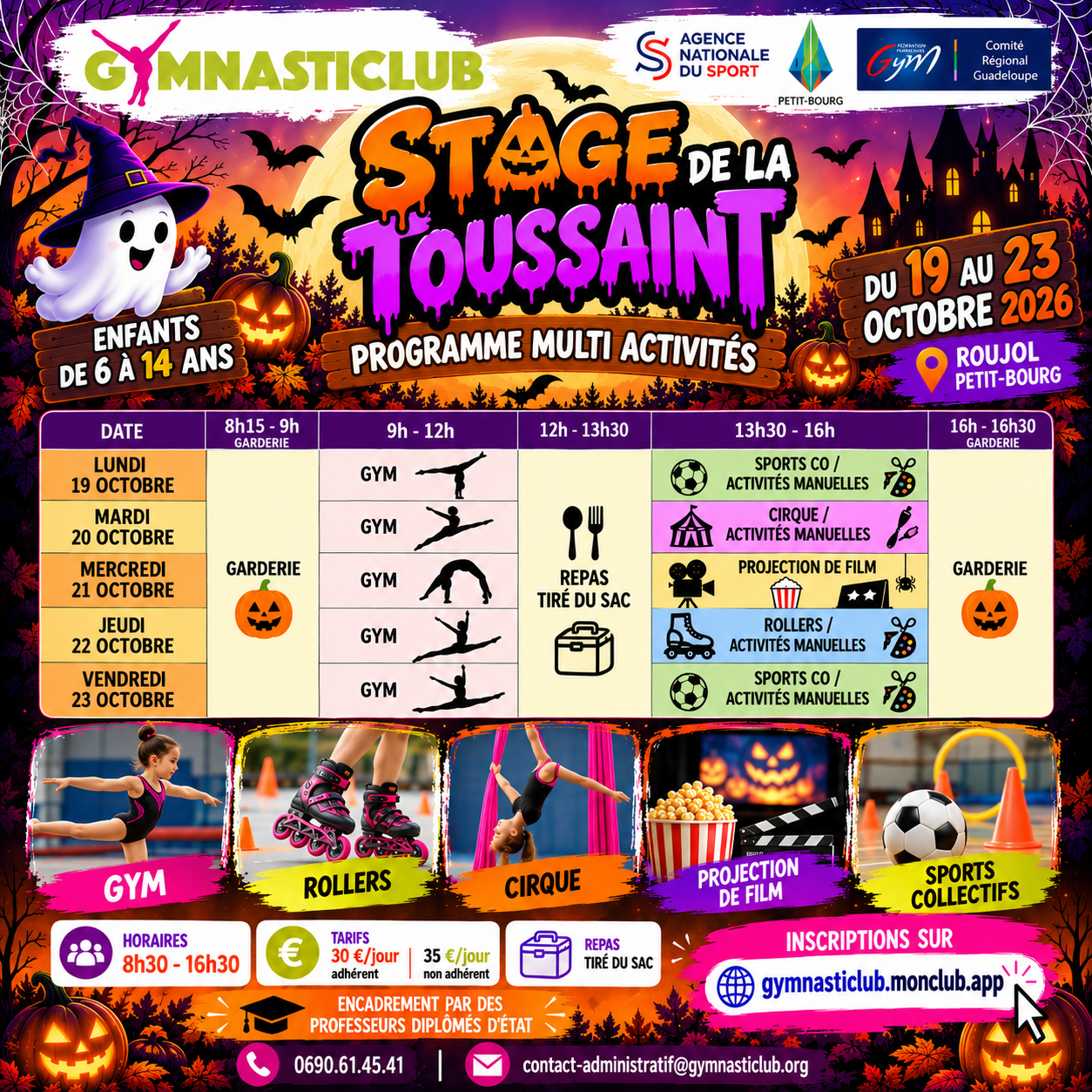 Image illustrant l'article « Stage multi activités Toussaint 2026 »