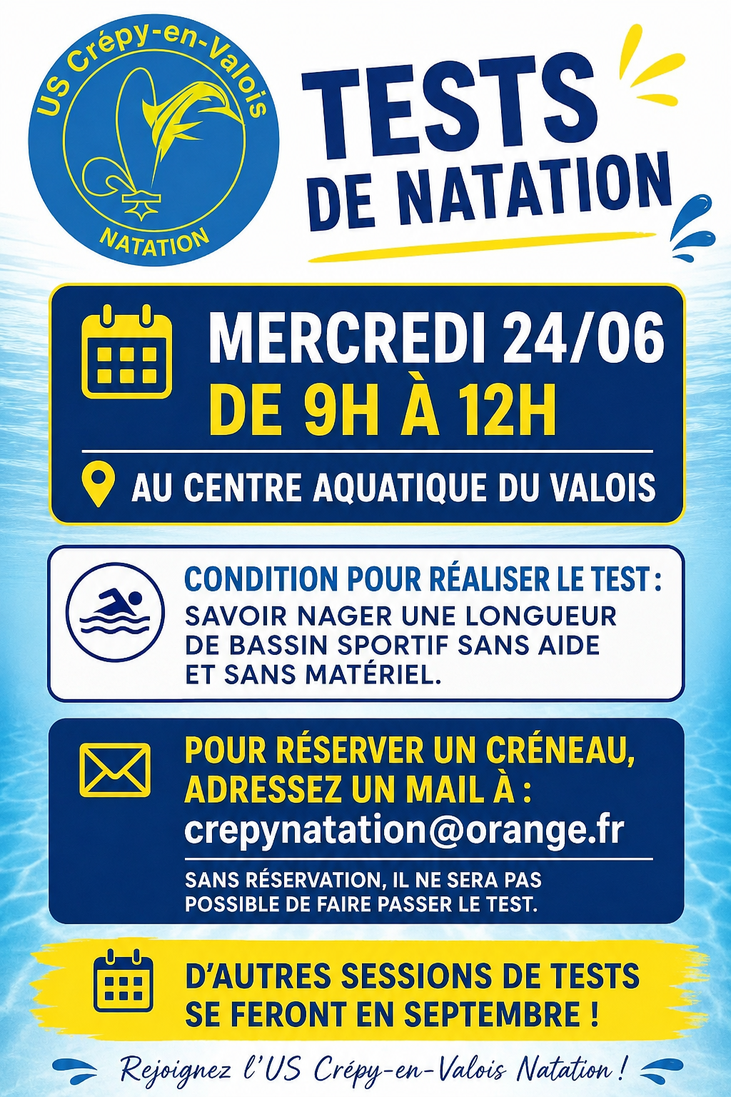 Image : Session de test