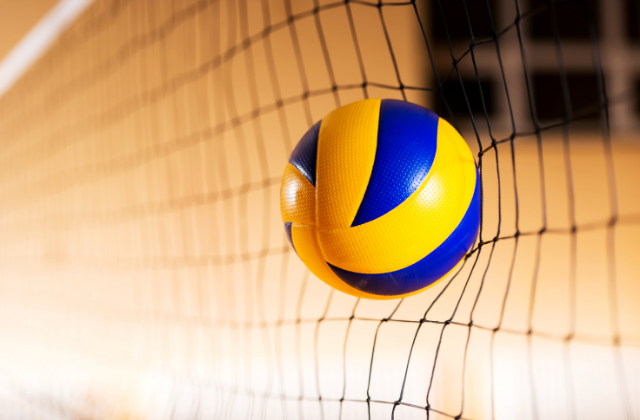 Illustration du service Volleyball