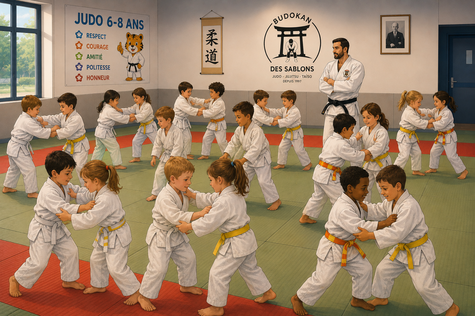 Illustration du service Judo 6/8 ans